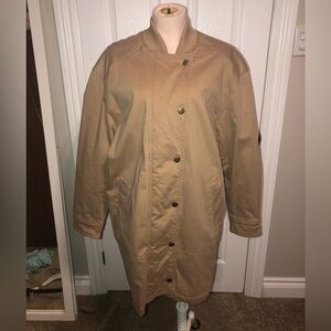Banana Republic Classic Tan Button-Front Coat